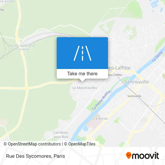 Rue Des Sycomores map