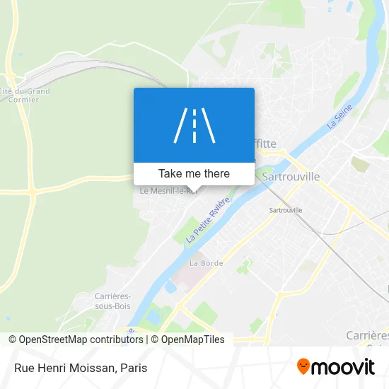 Rue Henri Moissan map