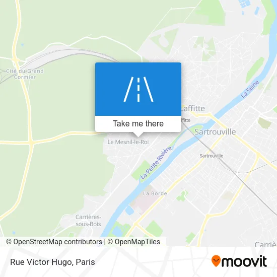 Rue Victor Hugo map