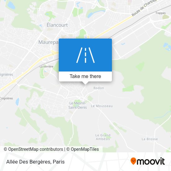 Allée Des Bergères map