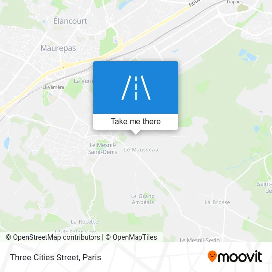 Rue Des Trois Villes map