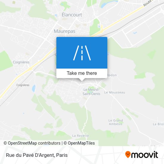 Rue du Pavé D'Argent map