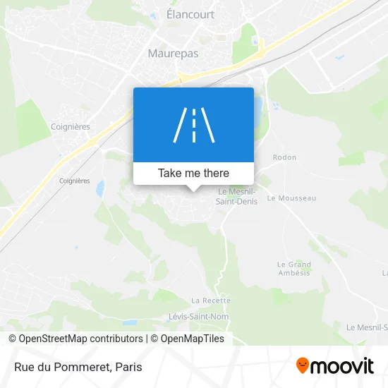 Rue du Pommeret map