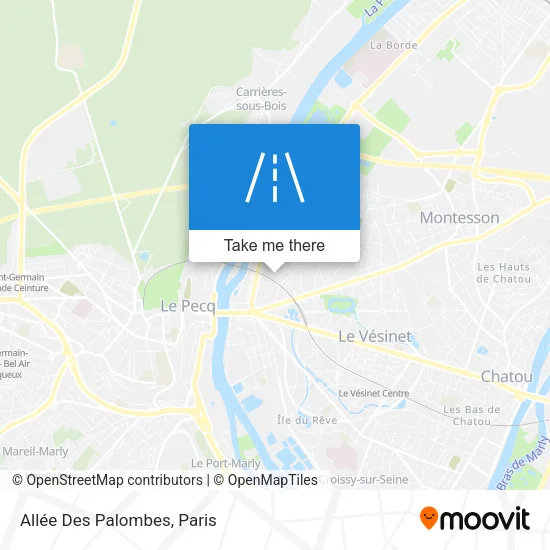 Allée Des Palombes map