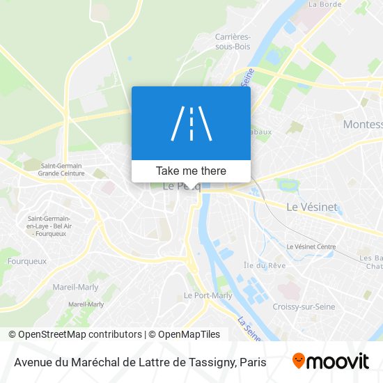 Avenue du Maréchal de Lattre de Tassigny map