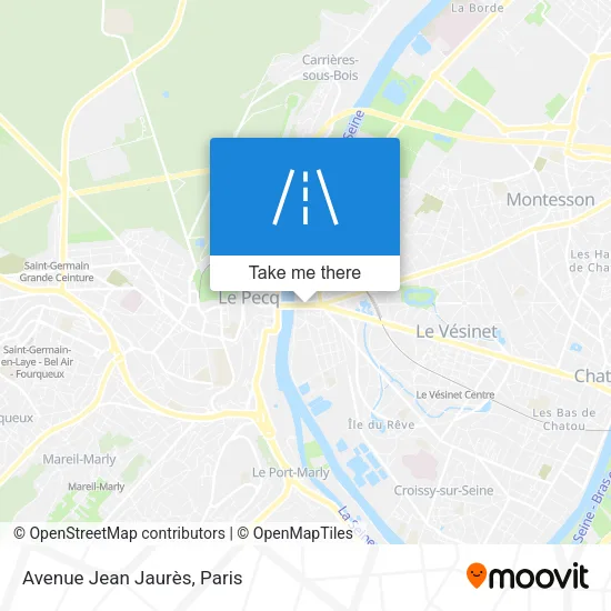 Avenue Jean Jaurès map
