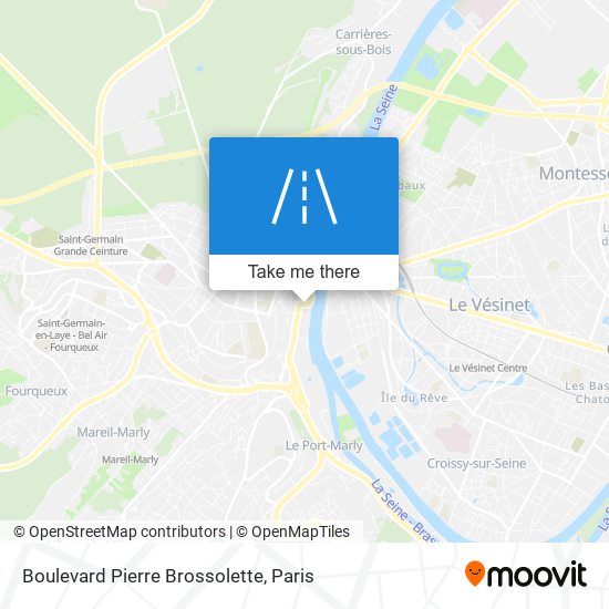 Mapa Boulevard Pierre Brossolette