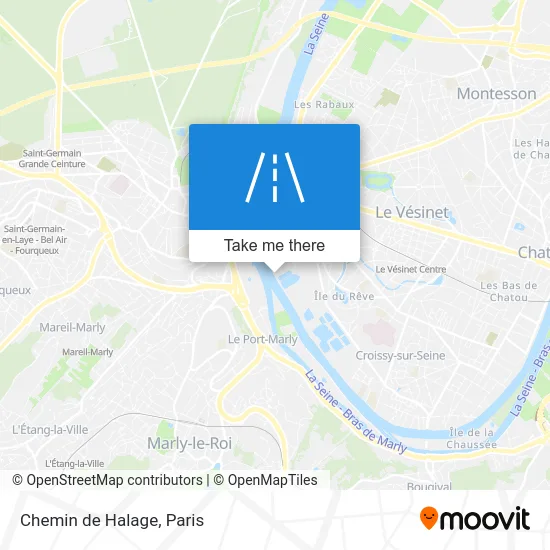 Chemin de Halage map