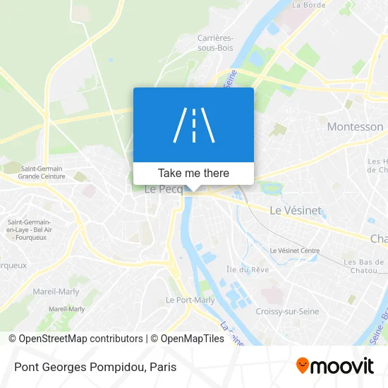 Pont Georges Pompidou map