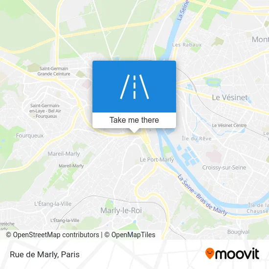 Rue de Marly map