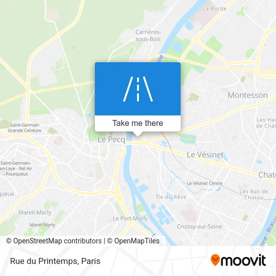 Rue du Printemps map