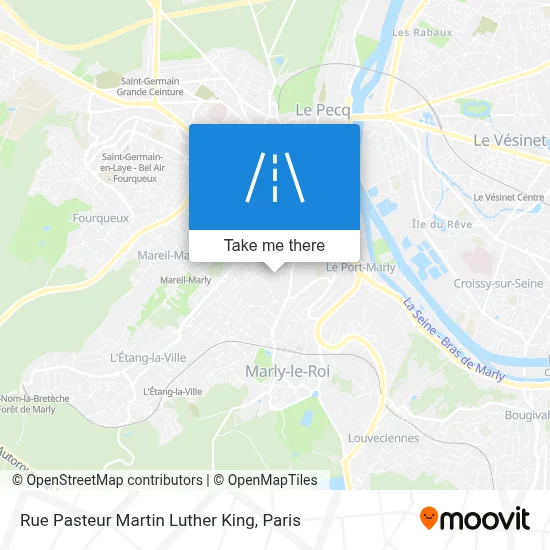 Rue Pasteur Martin Luther King map