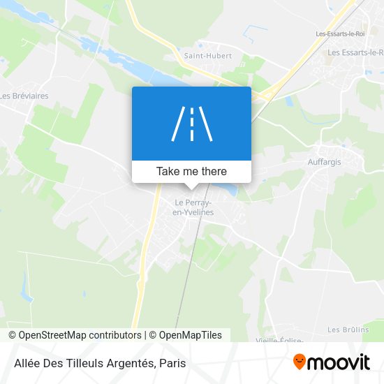 Allée Des Tilleuls Argentés map