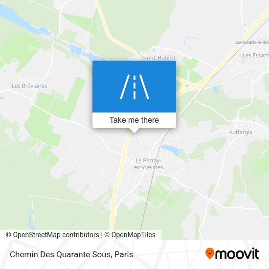 Chemin Des Quarante Sous map