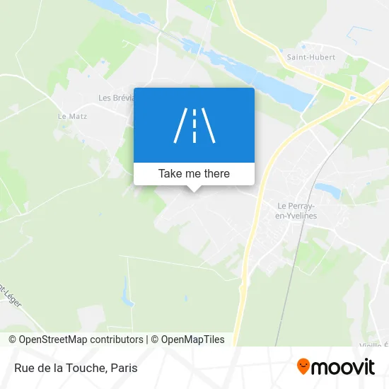 Rue de la Touche map