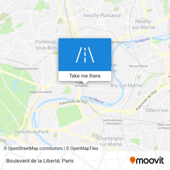 Boulevard de la Liberté map