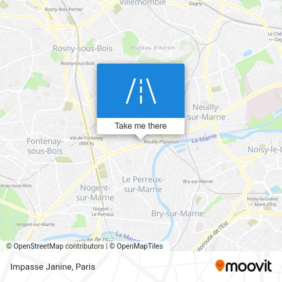 Impasse Janine map