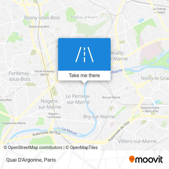 Quai D'Argonne map