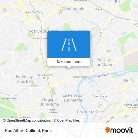Rue Albert Collinet map