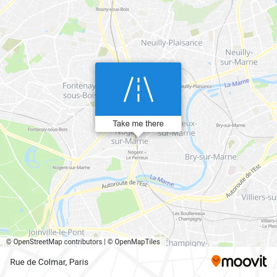 Rue de Colmar map