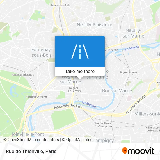 Rue de Thionville map