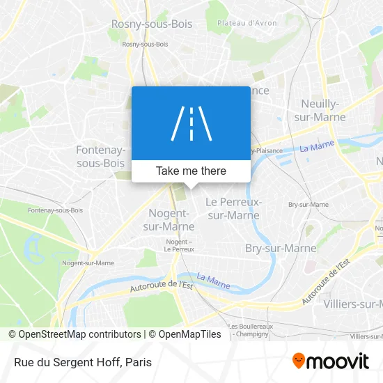 Rue du Sergent Hoff map