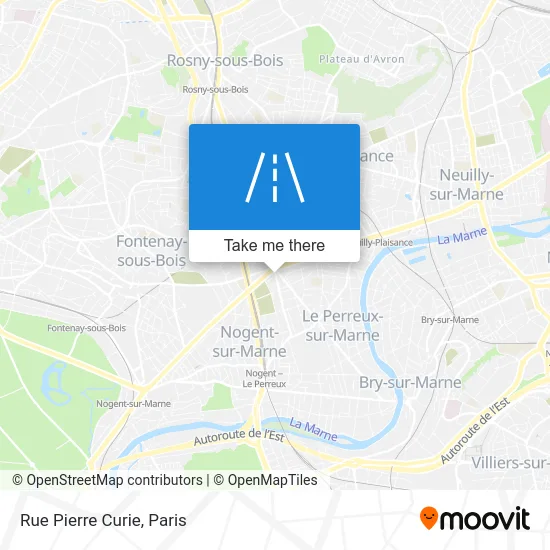 Rue Pierre Curie map