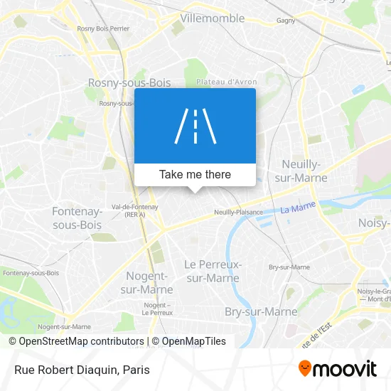Rue Robert Diaquin map