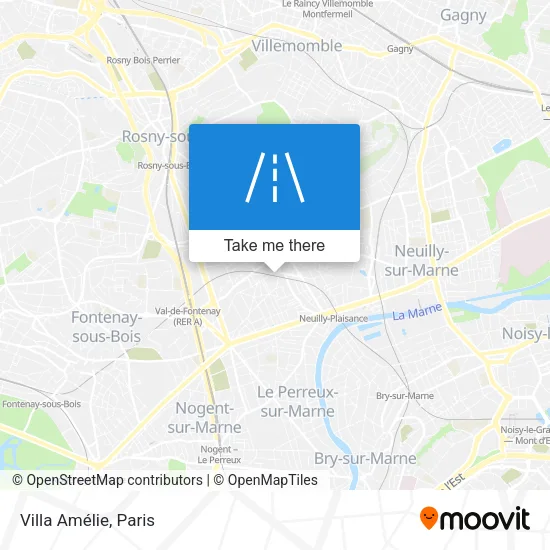 Villa Amélie map