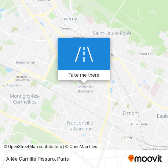 Allée Camille Pissaro map