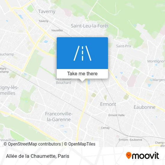 Allée de la Chaumette map