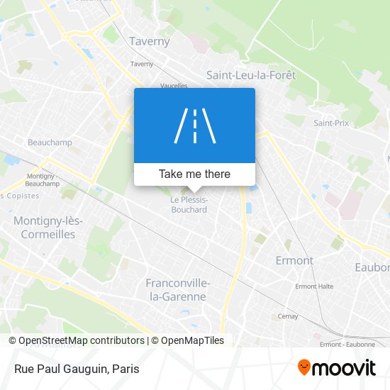 Rue Paul Gauguin map