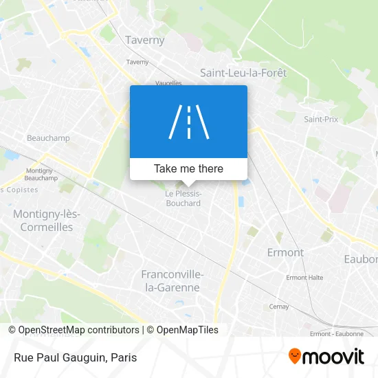 Rue Paul Gauguin map