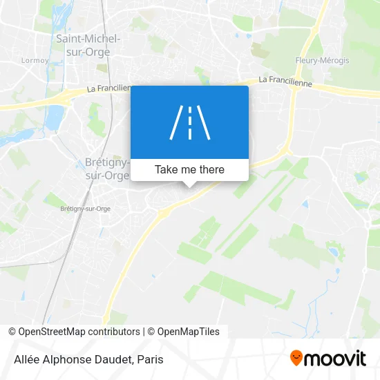 Allée Alphonse Daudet map