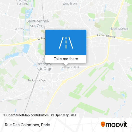 Rue Des Colombes map