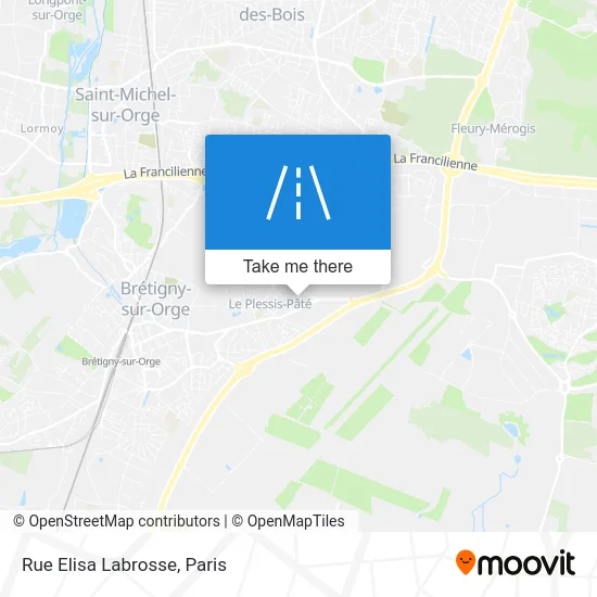 Mapa Rue Elisa Labrosse