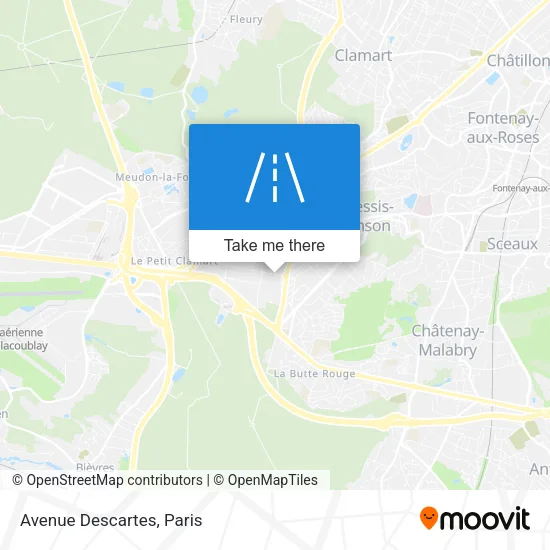 Avenue Descartes map