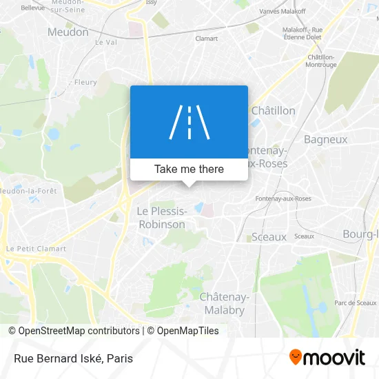 Rue Bernard Iské map
