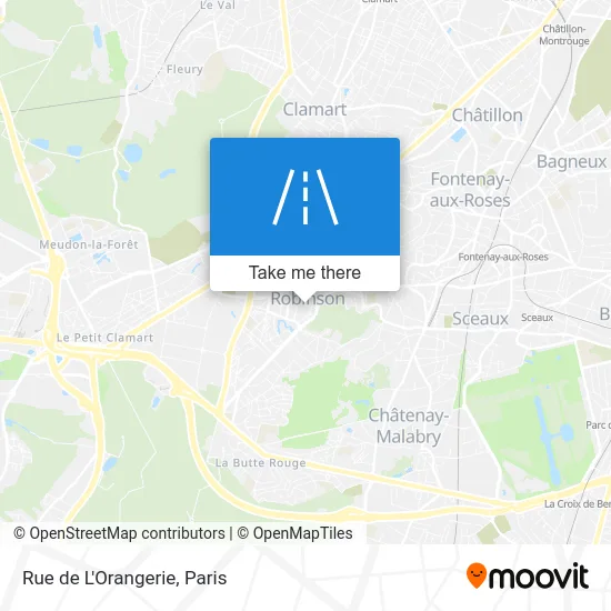 Rue de L'Orangerie map