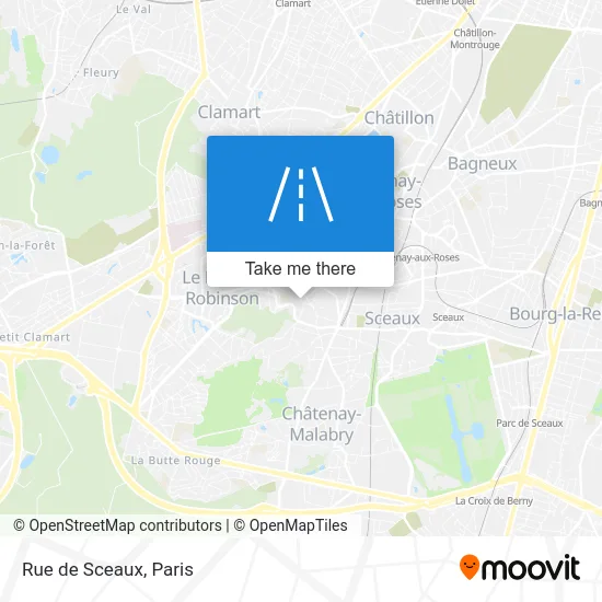 Rue de Sceaux map