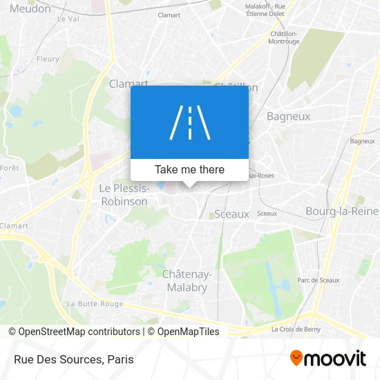 Rue Des Sources map