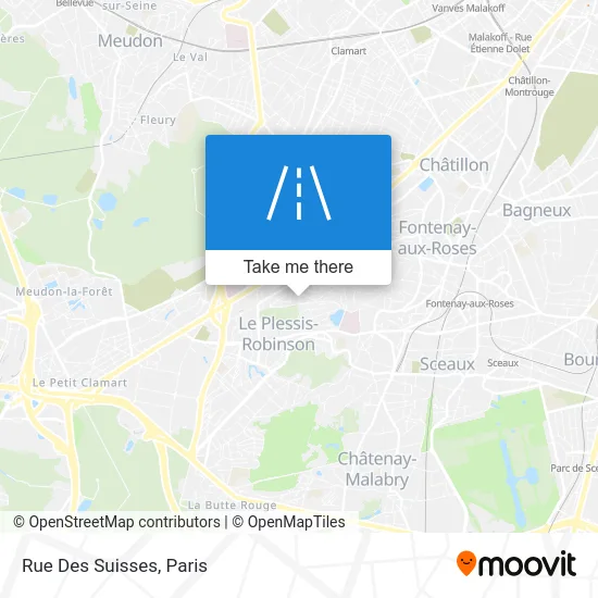 Rue Des Suisses map