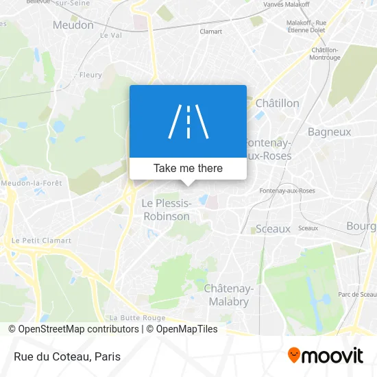Rue du Coteau map