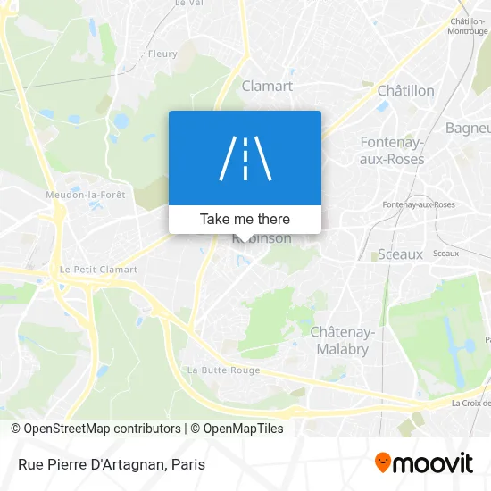 Rue Pierre D'Artagnan map