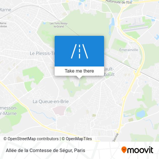 Allée de la Comtesse de Ségur map