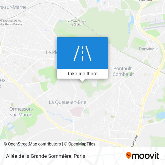 Allée de la Grande Sommière map