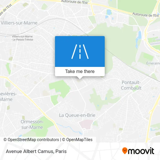 Avenue Albert Camus map
