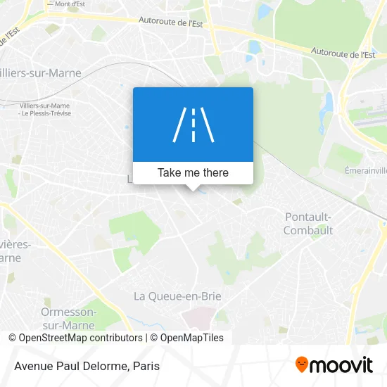 Avenue Paul Delorme map