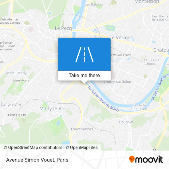 Avenue Simon Vouet map