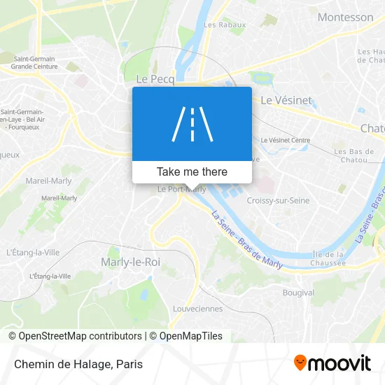 Chemin de Halage map